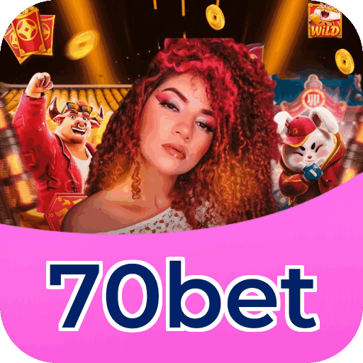 Plataforma 70bet mostrando interface moderna, jogos certificados e recursos de segurança licenciados